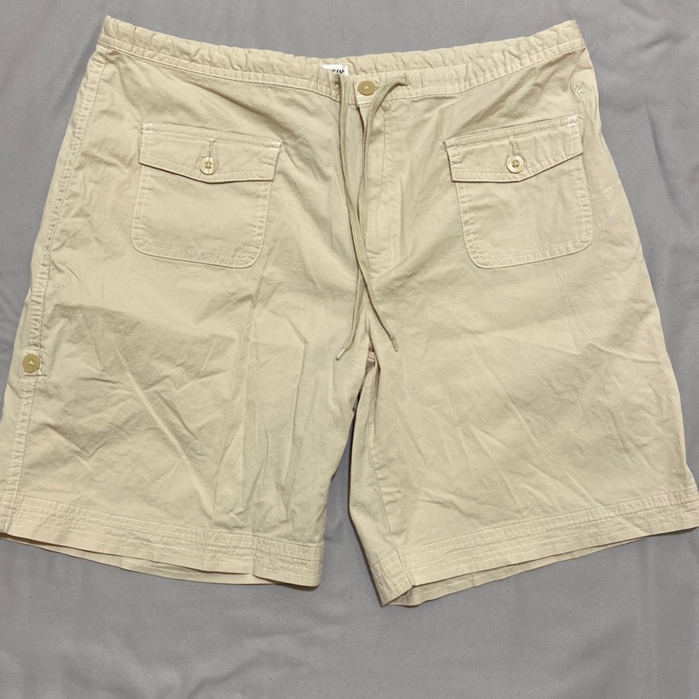 Danskin Now ladies L (12-14) short tie string button zipper lightweight